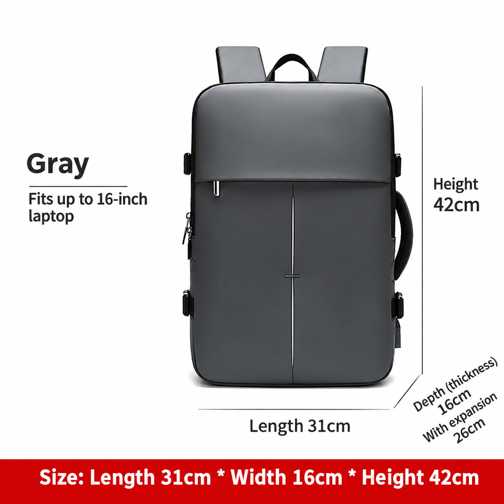 Backpack men's large capacity business trip short trip luggage bag leisure scalable multifunctional computer backpack