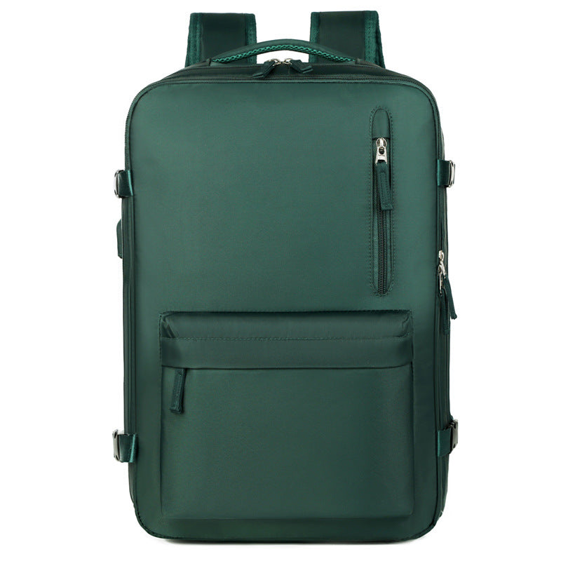 Customizable Logo Men's Backpack Travel Bag Large Capacity Business Travel Portable Luggage Student Computer Bag
