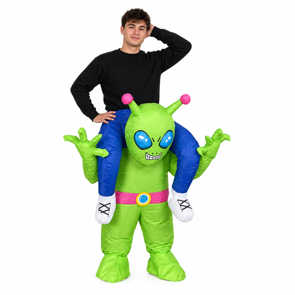 Cross-Border Halloween Alien Ghost Hugging Inflatable Suit Props Funny Performance Alien Inflatable Suit