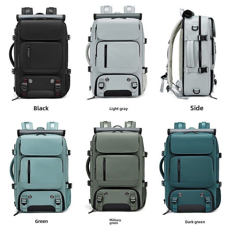 Backpack men's large capacity messenger bag portable travel bag multifunctional shoe warehouse backpack Sports Fitness Bag Men's bag