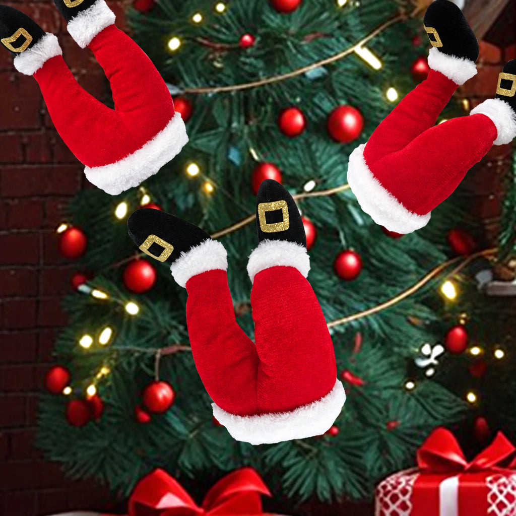 Cross-Border Christmas Tree Decorations, Plush Door Decorations, Santa Claus Elf Leg Inserts, Home Vase Inserts, Christmas Decorations