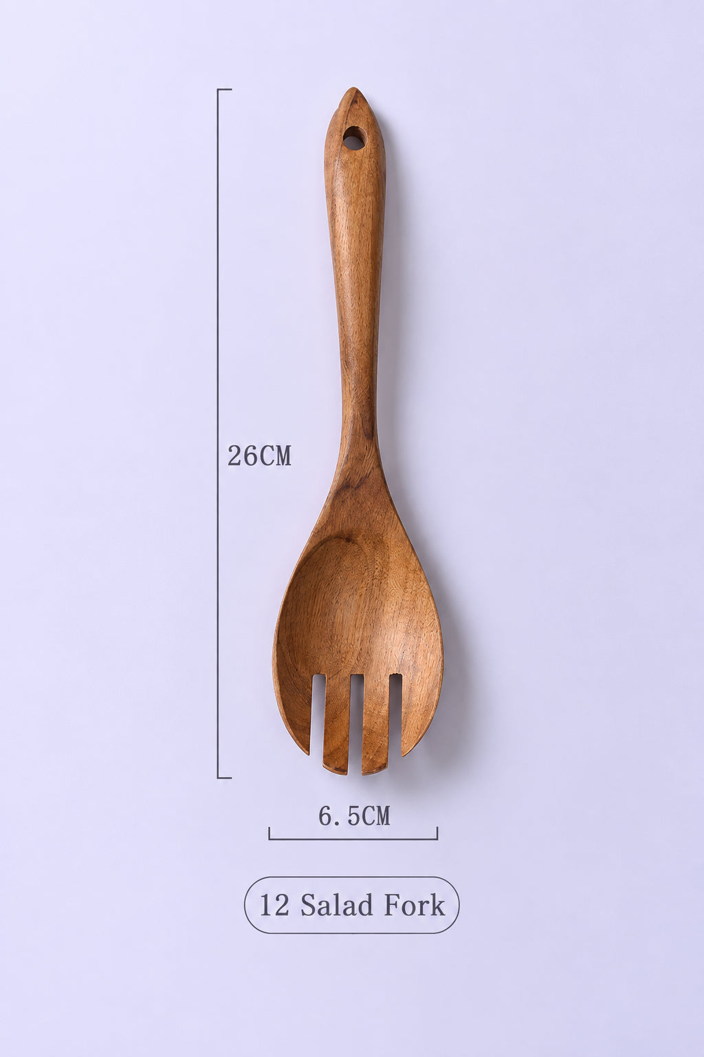 Paint-free Wax-free Wooden Cooking Spoon Shovel suit Kitchenware Long Handle Non-stick Pan Stir-frying Shovel Wooden Acacia Soup Spoon