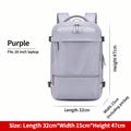 New Backpack Women's Travel Lightweight Short-Distance Luggage School Bag Dry and Wet Separation Business Trip Computer Bag Men's Backpack