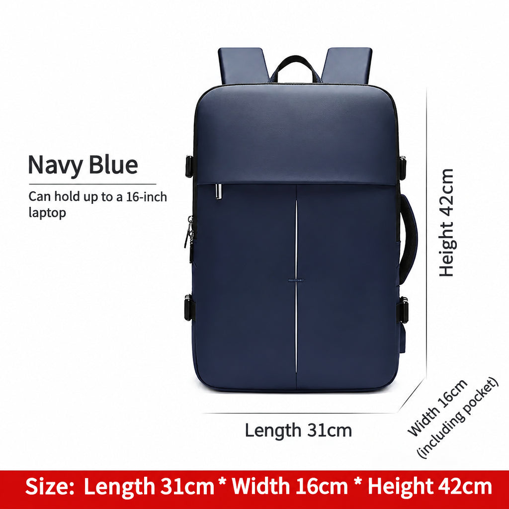 Backpack men's large capacity business trip short trip luggage bag leisure scalable multifunctional computer backpack