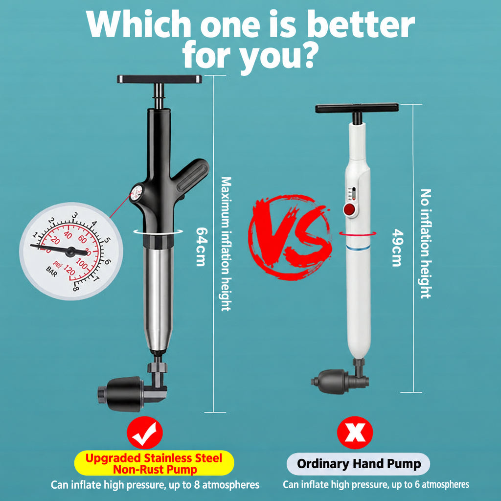 High-End Toilet Unblocker Upgrade for Unclogging Pipes, Toilet Kitchen Tool, Bathroom Blockage Solution