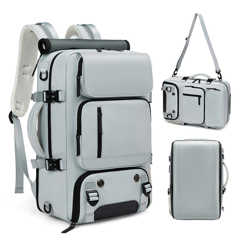 Backpack men's large capacity messenger bag portable travel bag multifunctional shoe warehouse backpack Sports Fitness Bag Men's bag