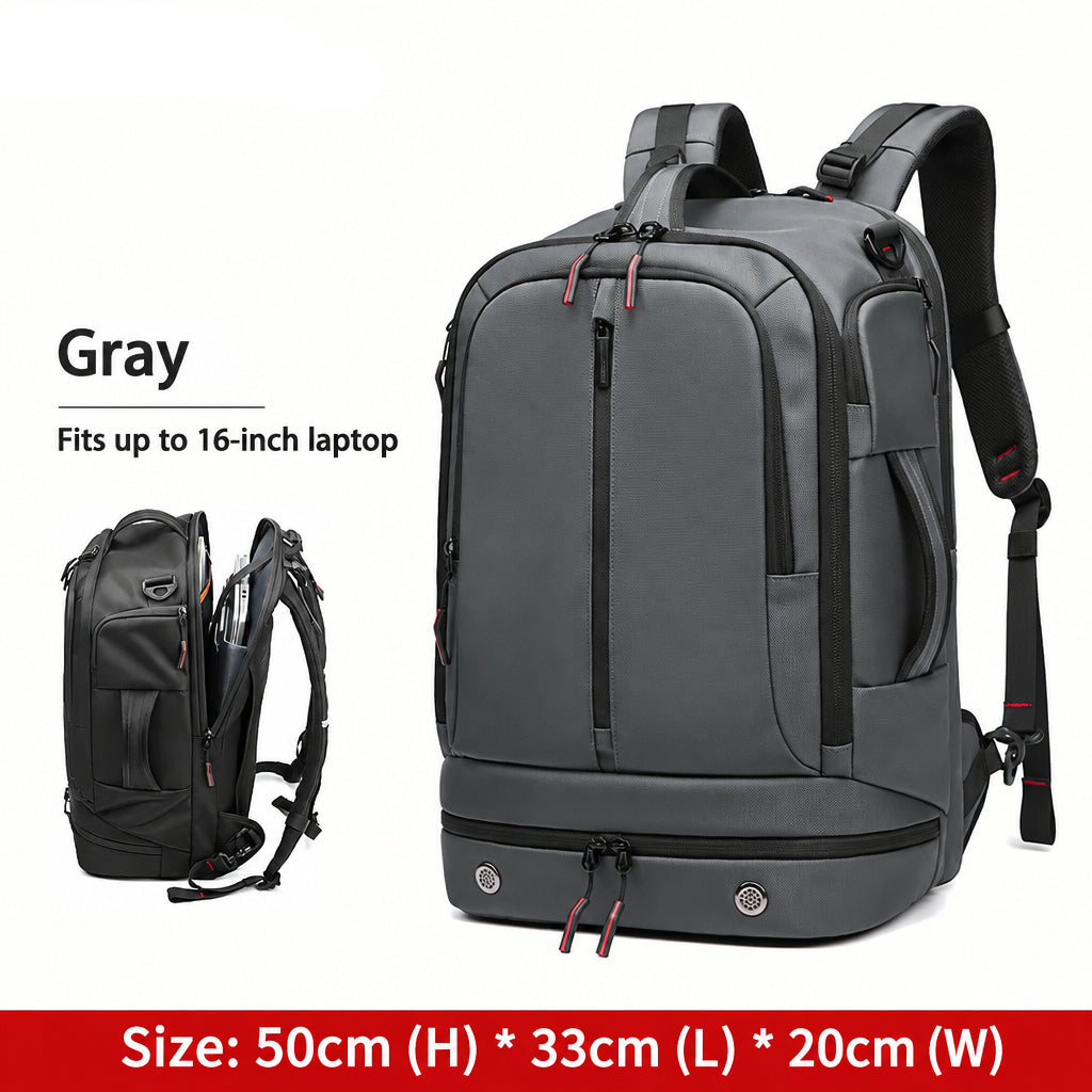 New Backpack Men's Business Commuter Large Capacity Travel Bag Crossbody Gift Printed Logo Lightweight Men's Backpack