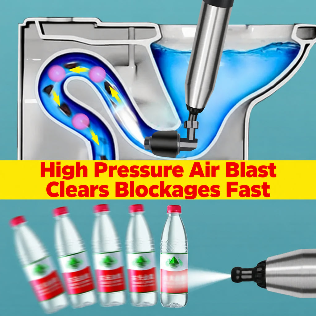 High-End Toilet Unblocker Upgrade for Unclogging Pipes, Toilet Kitchen Tool, Bathroom Blockage Solution