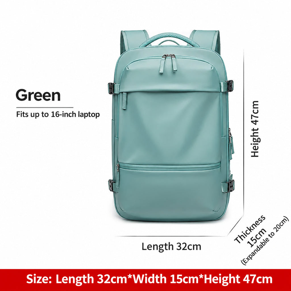 New backpack men's multi-functional wet and dry separation casual schoolbag women's travel bag computer bag backpack men