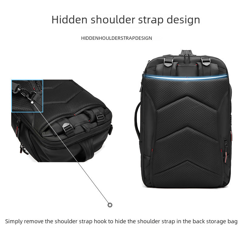 New Backpack Men's Business Commuter Large Capacity Travel Bag Crossbody Gift Printed Logo Lightweight Men's Backpack