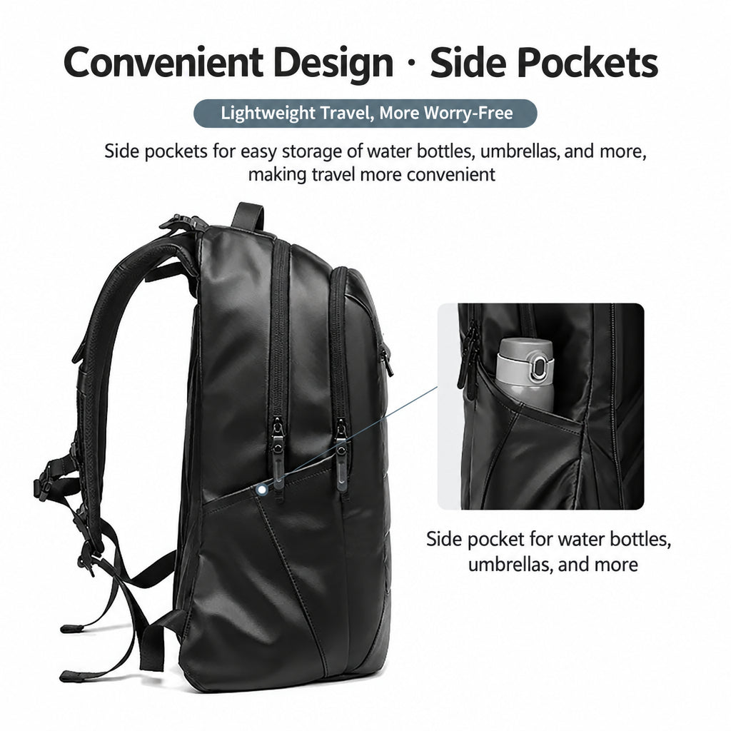 New backpack men's large capacity business computer backpack casual student schoolbag printable logo high-end backpack