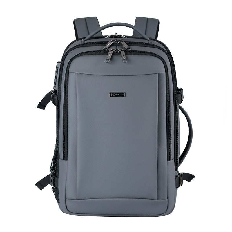 New High-End Business Backpack Men's Password Lock Waterproof Backpack Large Capacity Business Trip Multi-Functional Anti-Theft Computer Bag