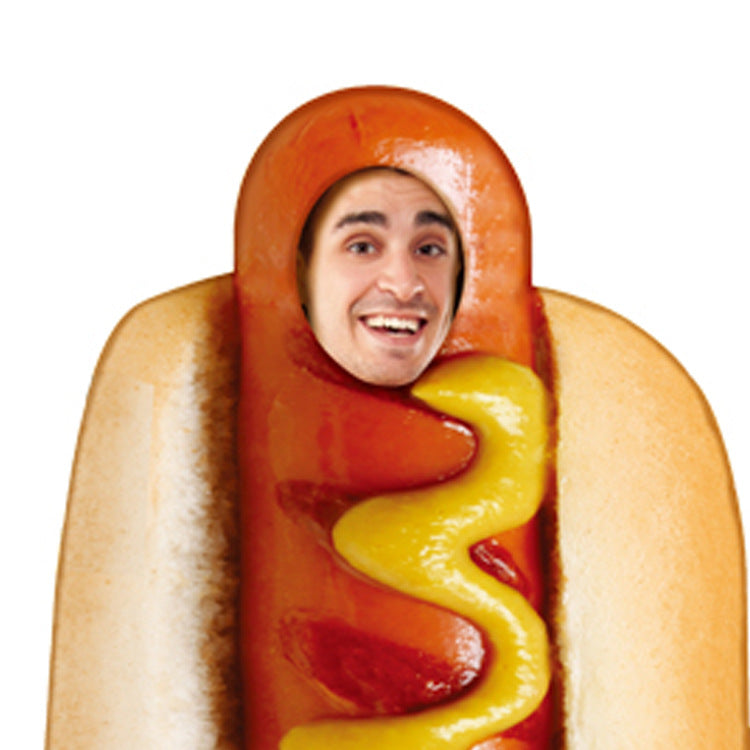 Cosplay Cosplay Mexican Costume Adult One-Piece Stage Performance Costume Hot Dog Costume