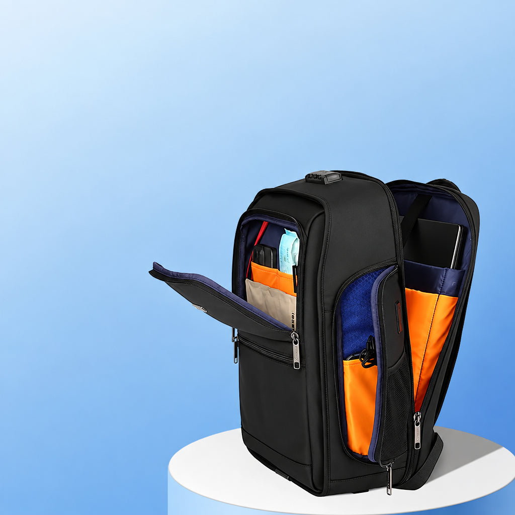 New High-End Business Backpack, Trendy Men's Waterproof Backpack, Large Capacity Business Trip, Multi-Functional Anti-Theft Computer Bag