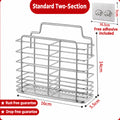 Multifunctional Chopsticks Cage Storage Rack Household Kitchen Wall Hanging Mildew-proof 304 Stainless Steel Chopsticks Holder Chopsticks Storage Rack