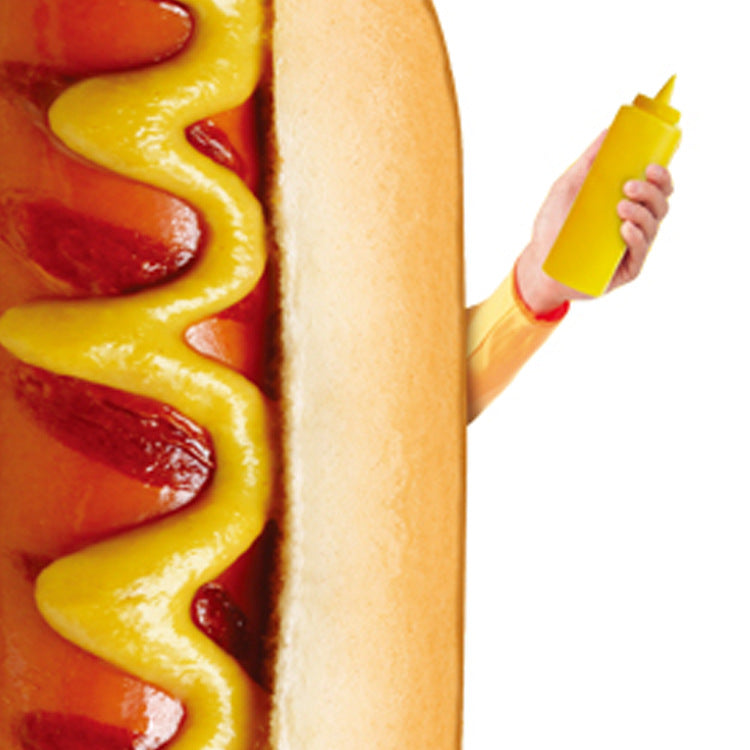 Cosplay Cosplay Mexican Costume Adult One-Piece Stage Performance Costume Hot Dog Costume