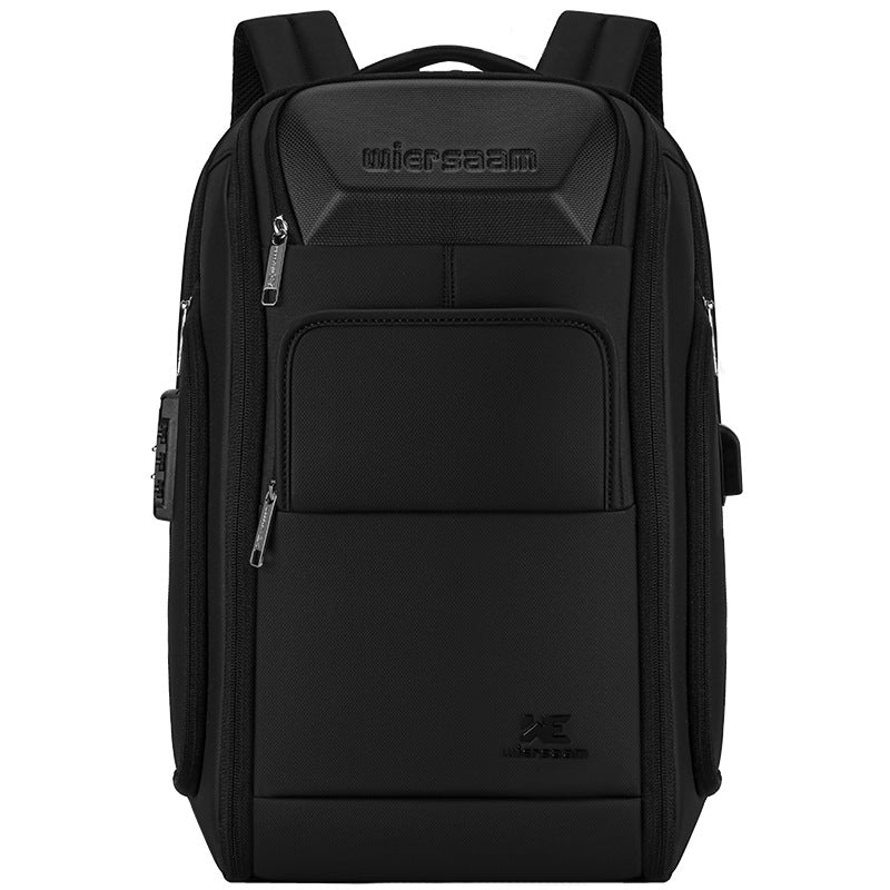 Cross-Border High-End Business Backpack Men's Waterproof Backpack Large Capacity Business Trip Multi-Function Password Anti-Theft Computer Bag