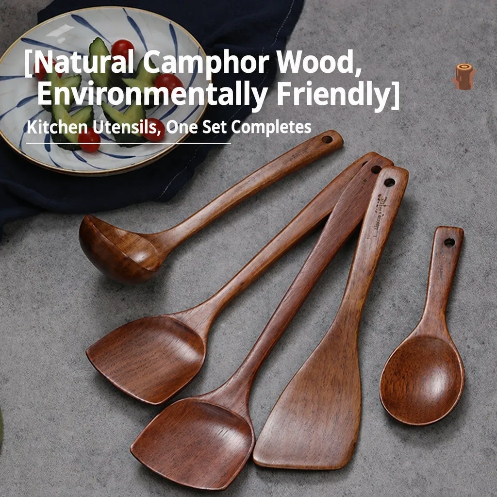 Non-Stick Pan Special Spatula for Cooking, Household Spatula, Wooden Spatula, Wooden Spoon, Rice Spoon, Wooden Spatula, Kitchen Utensils Spatula