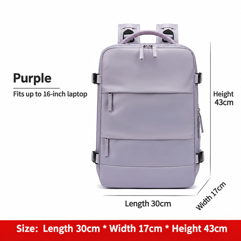 Backpack Large Capacity Men's and Women's Outdoor Travel Bag Waterproof Lightweight Casual Backpack Short Distance Computer Simple School Bag