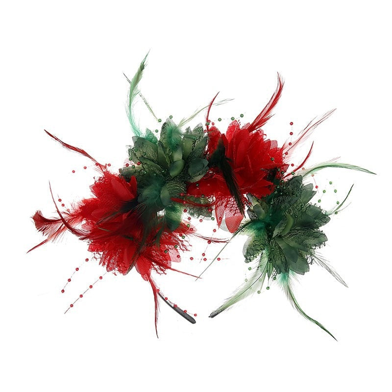 Spider Flower Party Halloween New Flower Headdress Hair Hoop Wholesale Makeup Personality European and American Cosplay