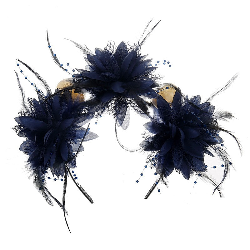 Spider Flower Party Halloween New Flower Headdress Hair Hoop Wholesale Makeup Personality European and American Cosplay