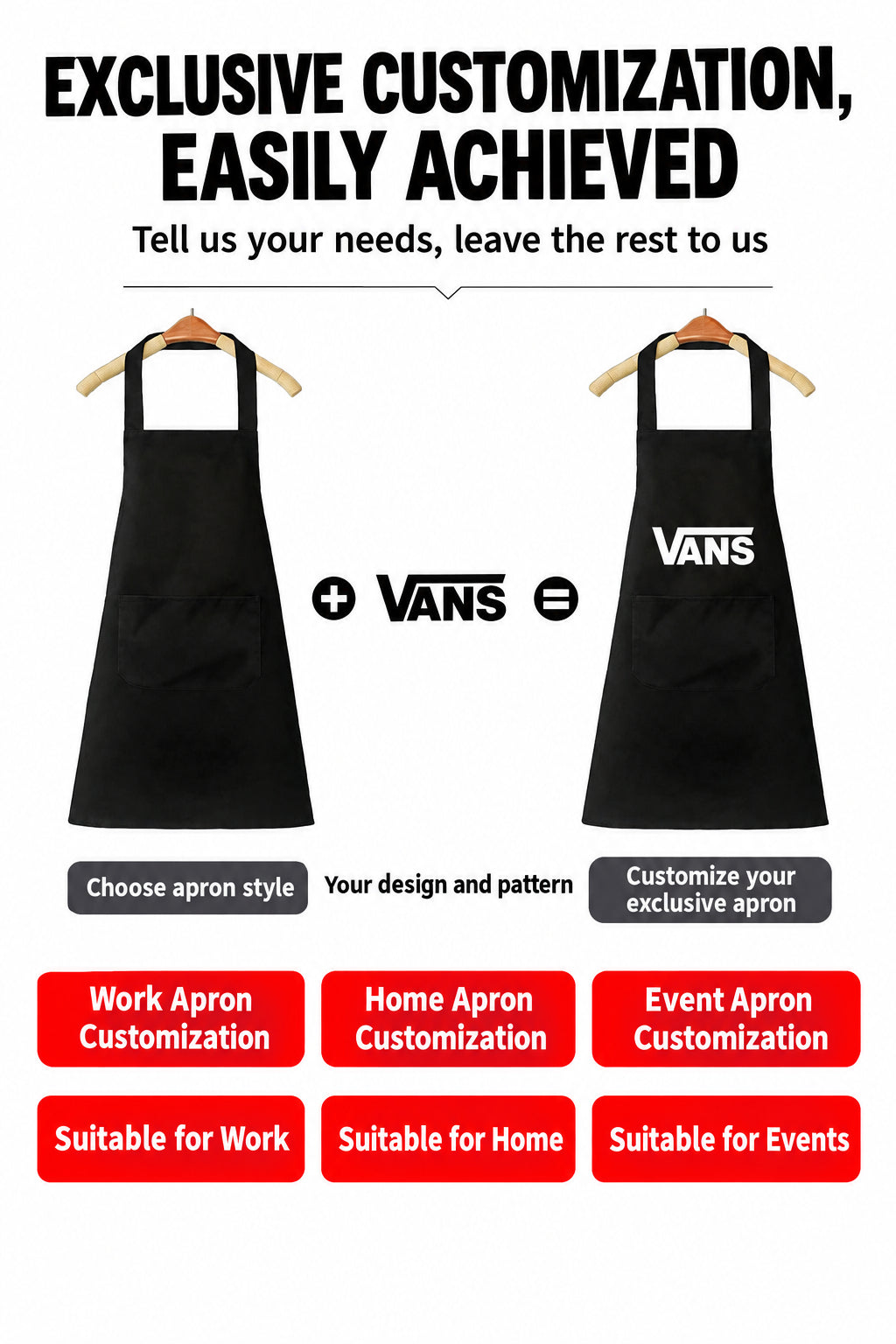 Logo advertising custom apron waterproof and oil-proof pvc kitchen cooking custom waist household a wholesale
