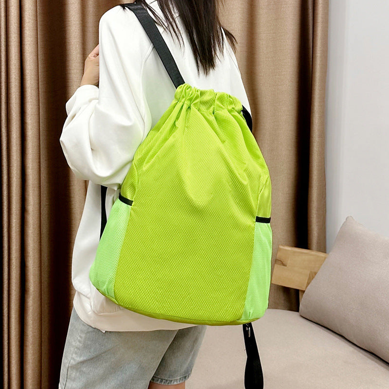 Outdoor Sports Drawstring Basketball Bag Large Capacity Casual Travel Backpack Men and Women Lightweight Versatile Commuting Drawstring Bag