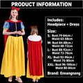 Halloween Adult Snow White Christmas Annual Party Cosplay Queen Cinderella Wedding Dress Costume Wholesale