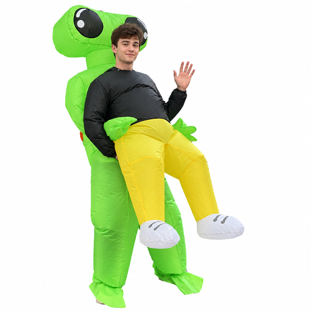 Amazon Cross-Border Best-Selling New Alien Inflatable Suit Halloween Performance Makeup Props Costume Inflatable Clothes