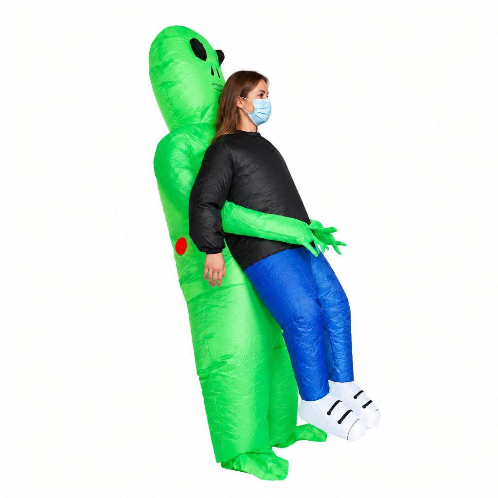 Amazon Cross-Border Best-Selling New Alien Inflatable Suit Halloween Performance Makeup Props Costume Inflatable Clothes