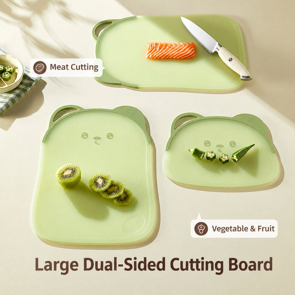 Cutting Board for Home Kitchen, Cartoon Cutting Board, Special Baby Food Supplement, Fruit Cutting, Cute Bear Cutting Board