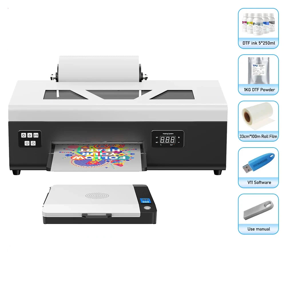 A4 DTF Printer For Epson L805 DTF Printer Direct Printing Transfer For Clothing Fabric T-shirt Jean Bag Printing Machine A4 DTF