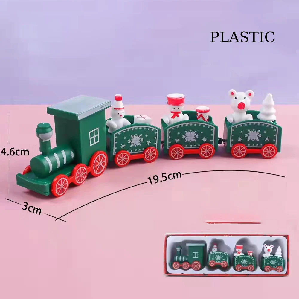 Christmas Train Merry Christmas Decorations For Home,  Cristmas Ornament Xmas Navidad Noel Gifts Happy New Year Gifts