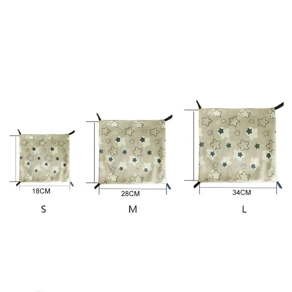 Creative Double-sided Guinea Pig Hammock Ice Silk Skin-Friendly Hamster Hammock Hanging Breathable Small Pet Supplies