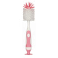 2 in 1 Mother-child Nylon Baby Bottle Cup Cleaning Brush Suction Stand Type Feeding Clean Tool Set