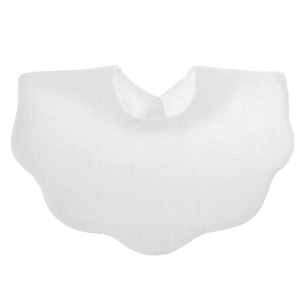 Cotton Soft Baby Print Bibs Solid Color Infant Bib Newborn Burp Cloths Bandana Scarf for Kids Boy Girls Feeding Saliva Towel