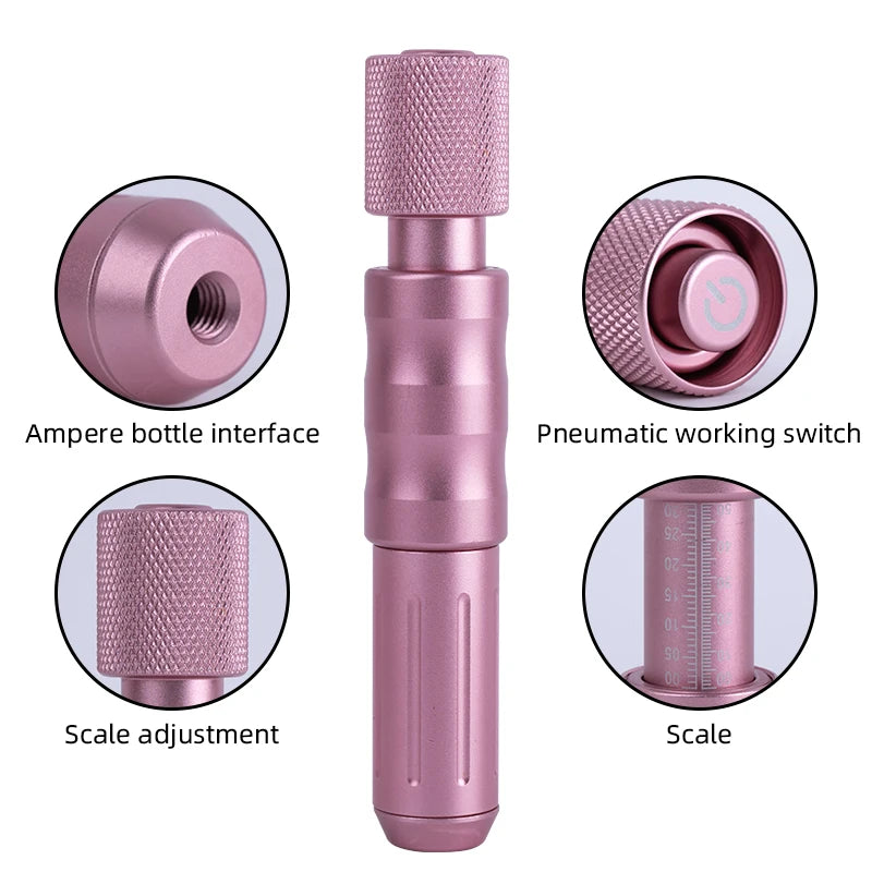 LESEN 0.3/0.5ML Adjustable Pressure Pen Meso Injection Gun Hyaluronic Acid Pen for Lip Filler Acid Syringe Atomizer Reduce