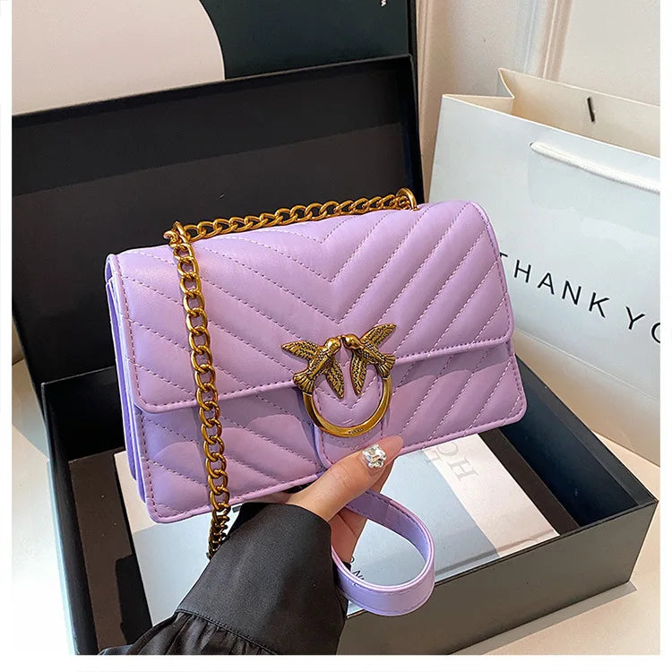 Stylish Leather Diaper Bag, Elegant Crossbody Handbag For Women, Luxury Designer Logo Large Capacity Tote Mommy Bag