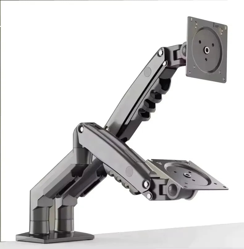 NEW F160 Gas Spring 10'-27' Dual Monitor Holder Arm Desktop 360 Rotate Computer Holder 2-9KG Monitor Bracket with 2 USB3.0