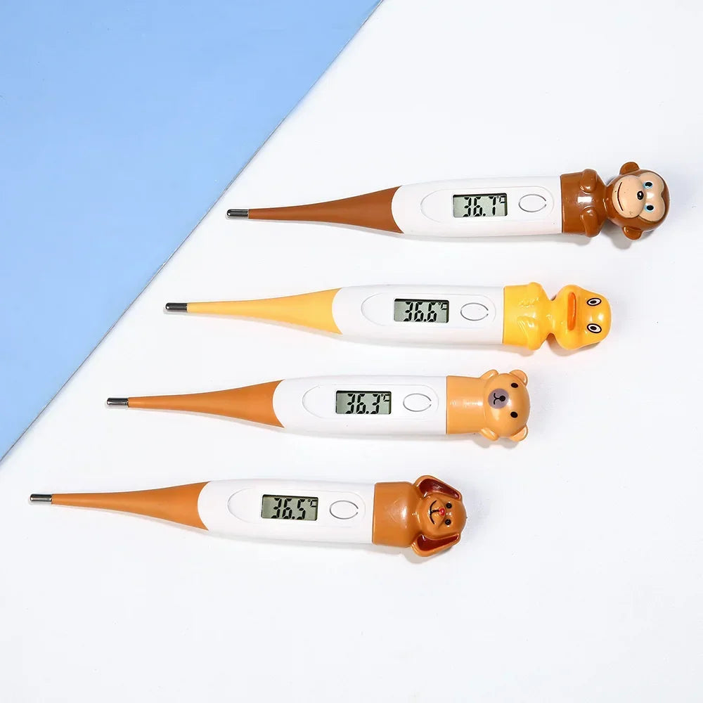 Cartoon Electronic Soft-tip Thermometer Household Digital Underarm Thermometer for Children Fast and Effective Digital Thermometer