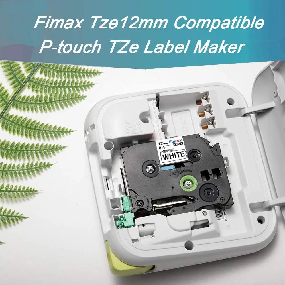 Fimax 31 Colors 231 Label Tape TZE231 431 531 631 12mm Tape Compatible for Brother Ptouch Label Maker Ribbon TZE231 For PTH110