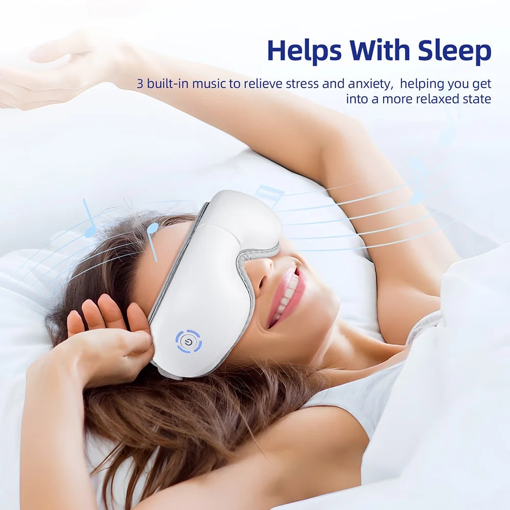 3D Vibration Eye Massager Heating Airbag Kneading Relax Massager Relieve Eye Fatigue Relaxes Eye Muscles Eye Care Tools