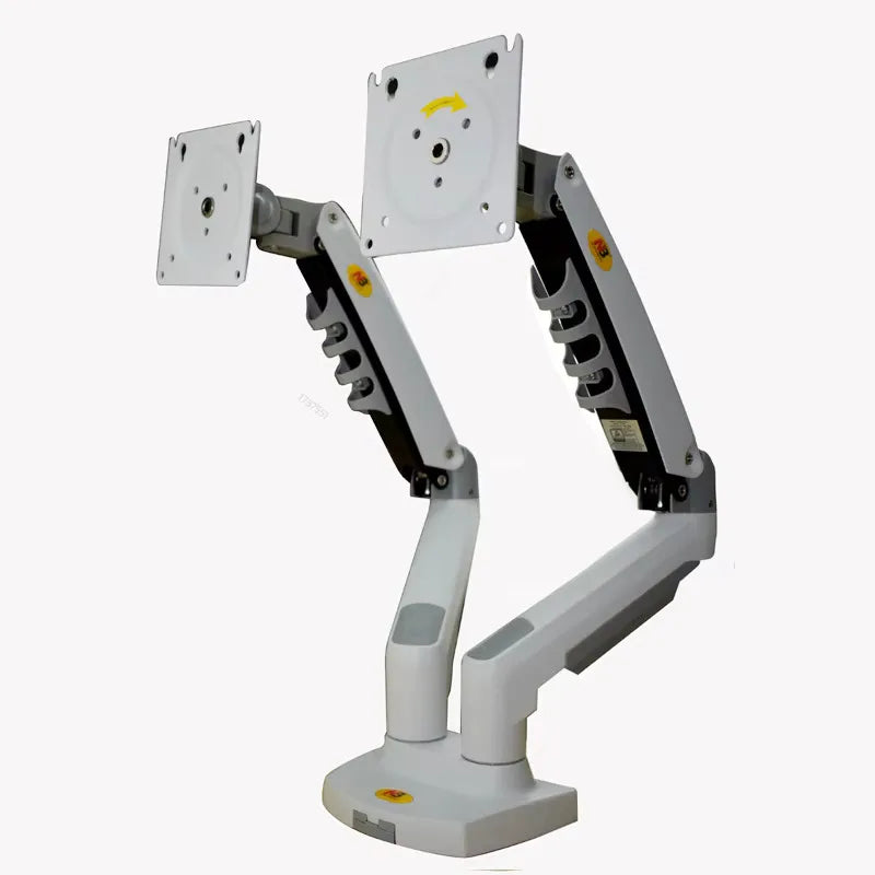 NEW F160 Gas Spring 10'-27' Dual Monitor Holder Arm Desktop 360 Rotate Computer Holder 2-9KG Monitor Bracket with 2 USB3.0