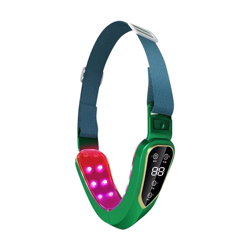 V-Face Massager for Facial Lifting, Tightening, and Sagging Prevention with 12 Adjustable Modes for Home Use