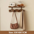 Entrance Hall Coat Rack Wall Mounted Clothes Scarf Storage Hooks Interior Clothing Bag Keys Organizer Hangers with Storage Rack