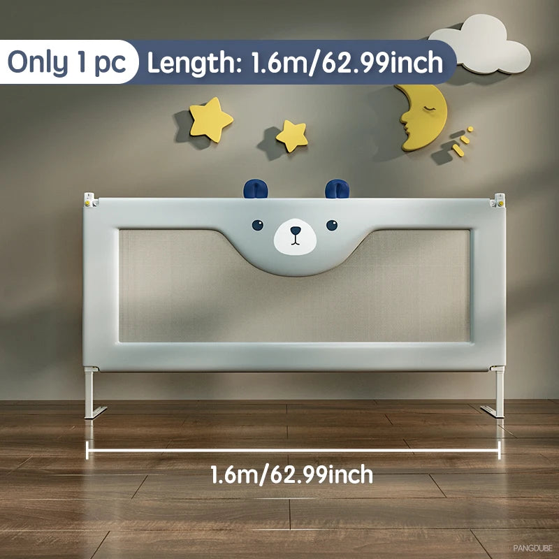 PANGDUBE 1pc Bed Rail Guard for Kids Fall Out Protection Handrail Bed Safety Baby Safety Bed Barrier for Parents Bed
