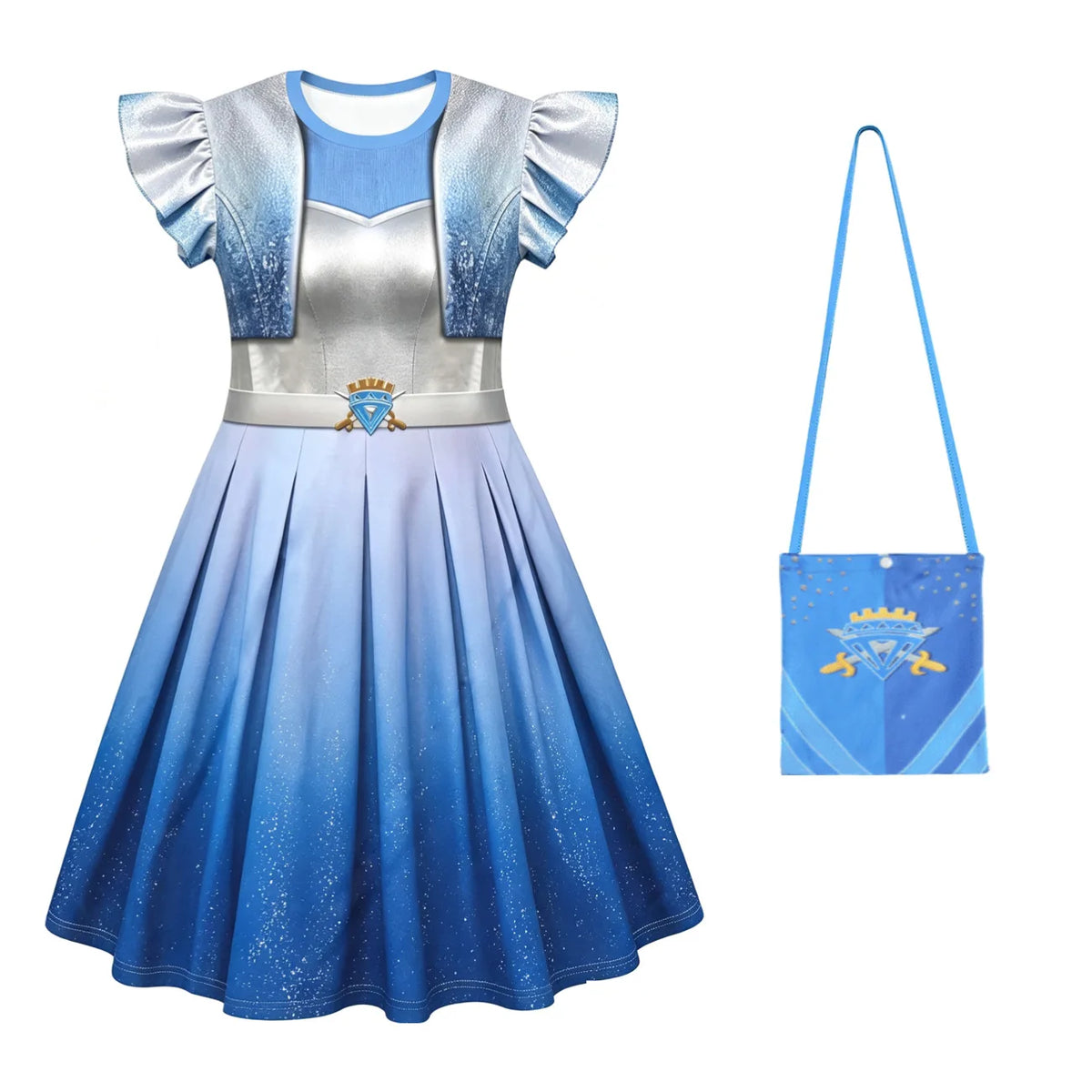 Halloween Descendants5 Costume Mal Costume Girls Evie Cosplay Costume Childs Fantasia Halloween Cloth Birthday Party Fancy Dress