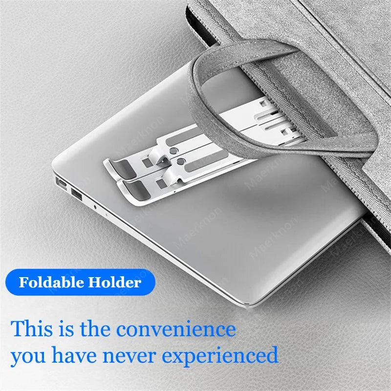 Adjustable Laptop Holder Portable Foldable Computer Monitor Holder Notebook Stand For Macbook Air iPad Tablets Base Accessories
