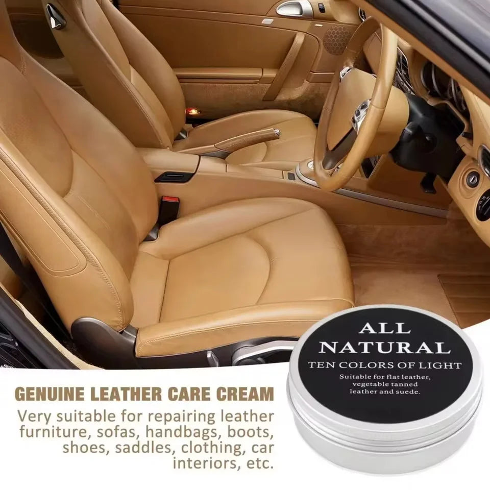 30g/50g/100g Mink Oil Cream For Leather Shoes Bags Sofa Car Seats Cream Maintenance Cream Restore craft Accessories Leather Care