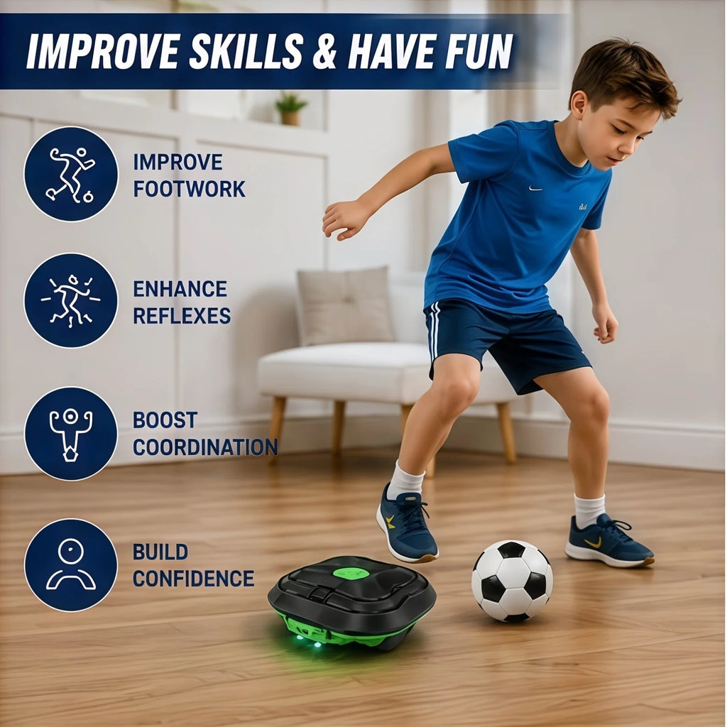 Soccer Robot Indoor Soccer Game with Soccer Tracker & Speed Model for Kids Indoor Soccer Training Equipment Sports Toys for Boys